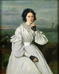 Portrait of Louise Claire Sennegon, future Madame Charmois, 1837